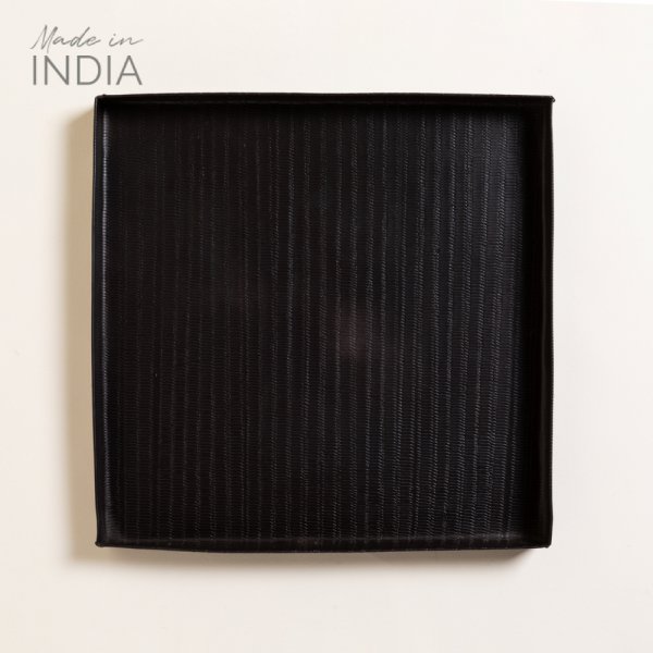 [4113133] Bandeja Cuadrada Pali Negro 30,5 Cm