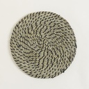 Individual Lovek Entrelazado Con Negro 38 Cm