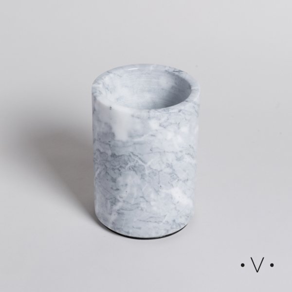 [4113295] Porta Utensilios De Marmol 18X13 Cm Vassa Home