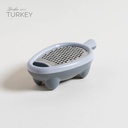 RALLADOR ACERO CON CONTENEDOR 19X10 CM