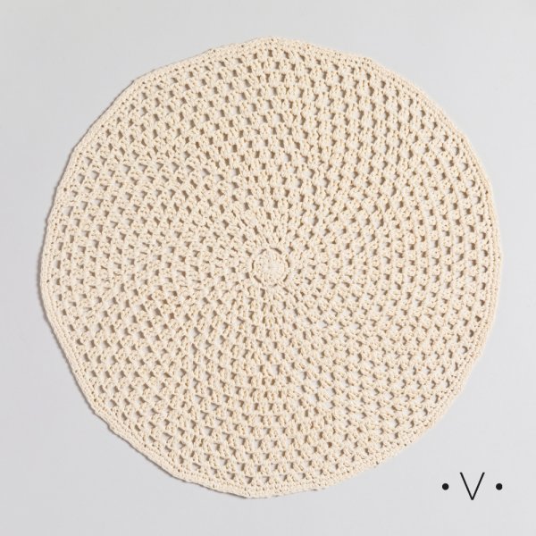 Set X 6 Individuales Redondos 38 Cm Vassa Home