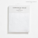 Cortina Microfibra Octágono Puntos 180X1802Cm