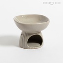 Horno Difusor Céramica Gris 10X12Cm