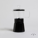 CAFETERA TIPO ITALIANA DE BOROSILICATO 240 ML VASSA HOME
