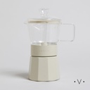CAFETERA TIPO ITALIANA DE BOROSILICATO 360 ML VASSA HOME