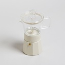 CAFETERA TIPO ITALIANA DE BOROSILICATO 240 ML VASSA HOME