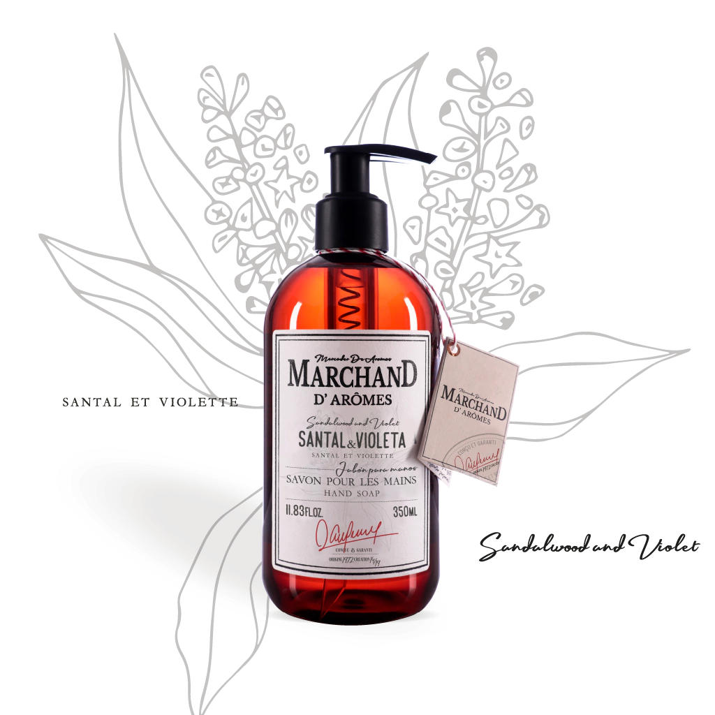 [130464] Jabón Líquido Marchand D Aromes Santal Y Violeta 350 G