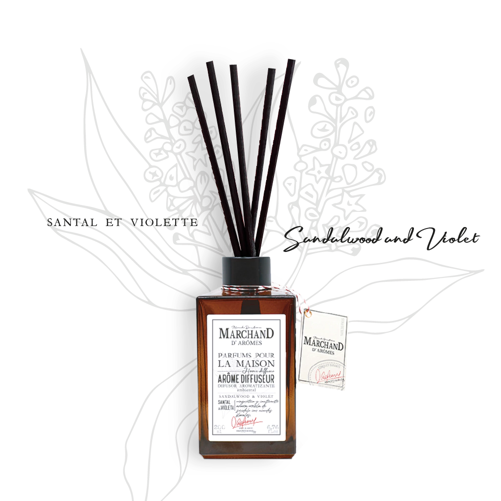 [130466] Difusor Marchand D Aromes 200 Ml Santal Y Violeta