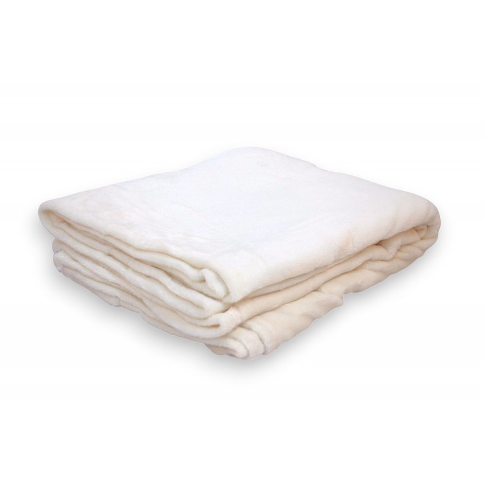 Manta 200 X 230 Cm Polar Lisa Blanca
