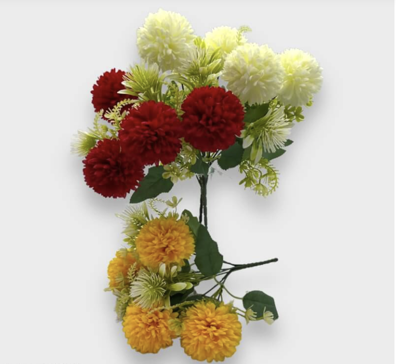 [180148] Ramo Crisantemos 30Cm