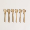 Set X 12 Cucharitas Red De Madera 13 Cm