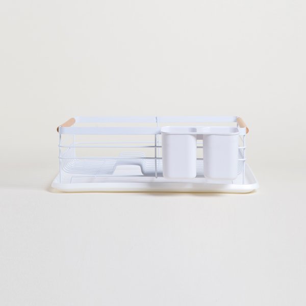ESCURRIDOR DE PLATOS CON PORTA UTENSILIOS 43X31 CM