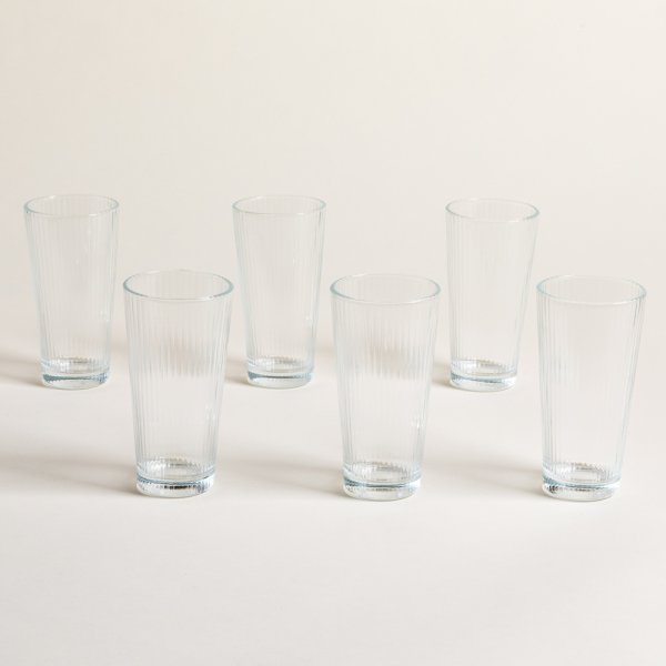 Set X 6 Vasos Altos Liniert 300 Ml