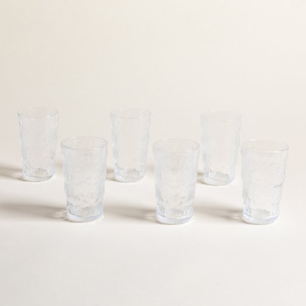 Set X 6 Vasos Altos Frosted 300 Ml