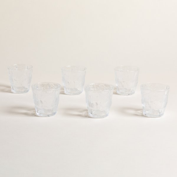 Set X 6 Vasos Bajos Frosted 250 Ml
