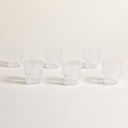 Set X 6 Vasos Bajos Frosted 250 Ml