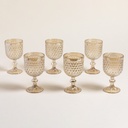 SET X 6 COPAS ROMB CHAMPAGNE 300 ML