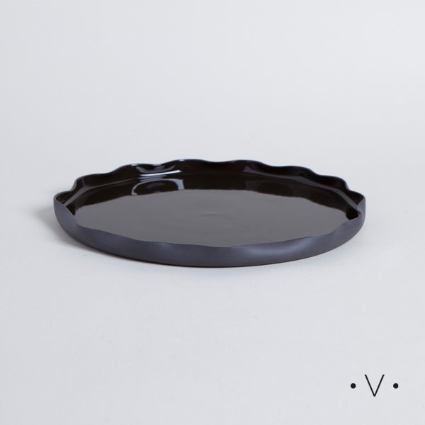 [4113785] Bandeja Redondo Taormina  30 CM Vassa Home