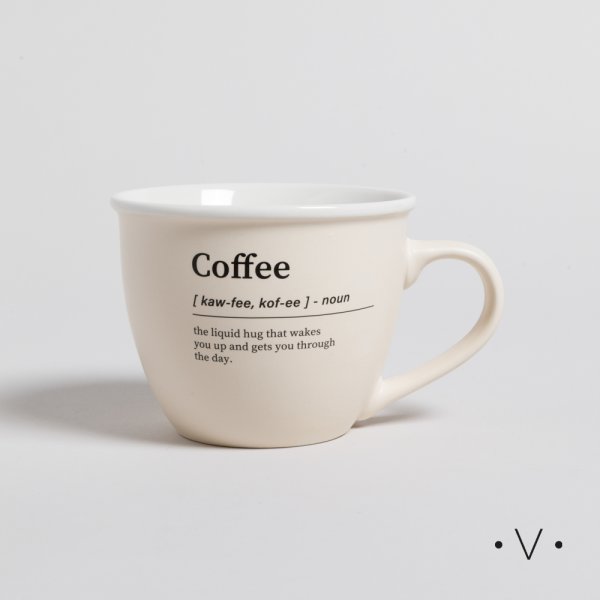 Mug Afar Cream 500 Ml Vassa Home
