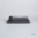 ESCURRIDOR DE PLATOS CON PORTA UTENSILIOS 44X31 ALUMINIO CM VASSA HOME