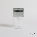 Frasco Redondo Tapa Fumé 1040 Ml Vassa Home