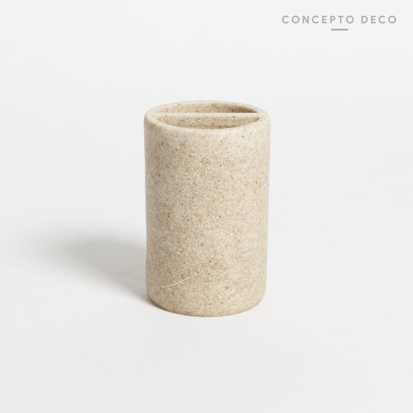 Portacepillo Arena Redondo 11Cm