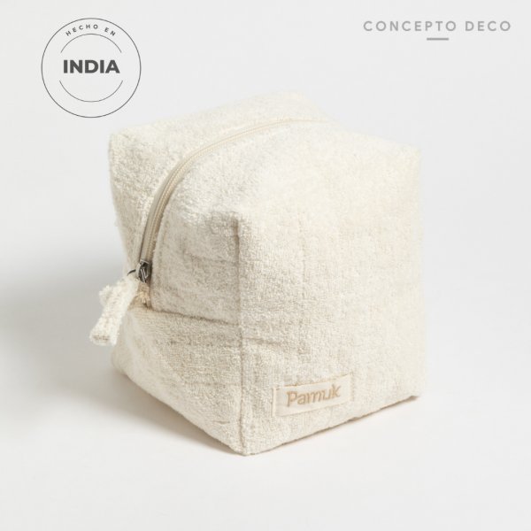 [1650444] Neceser Pamuk Toalla Crudo "L" 16X16X16Cm