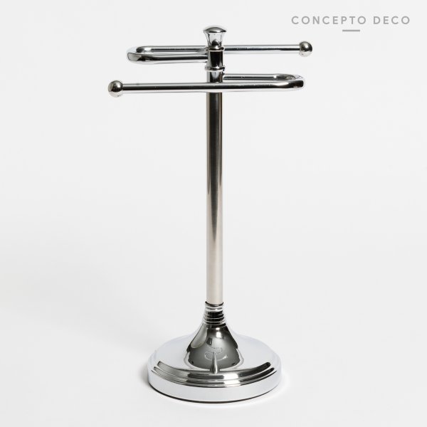 TOALLERO BRAZOS CROMADO PLATA 36CM