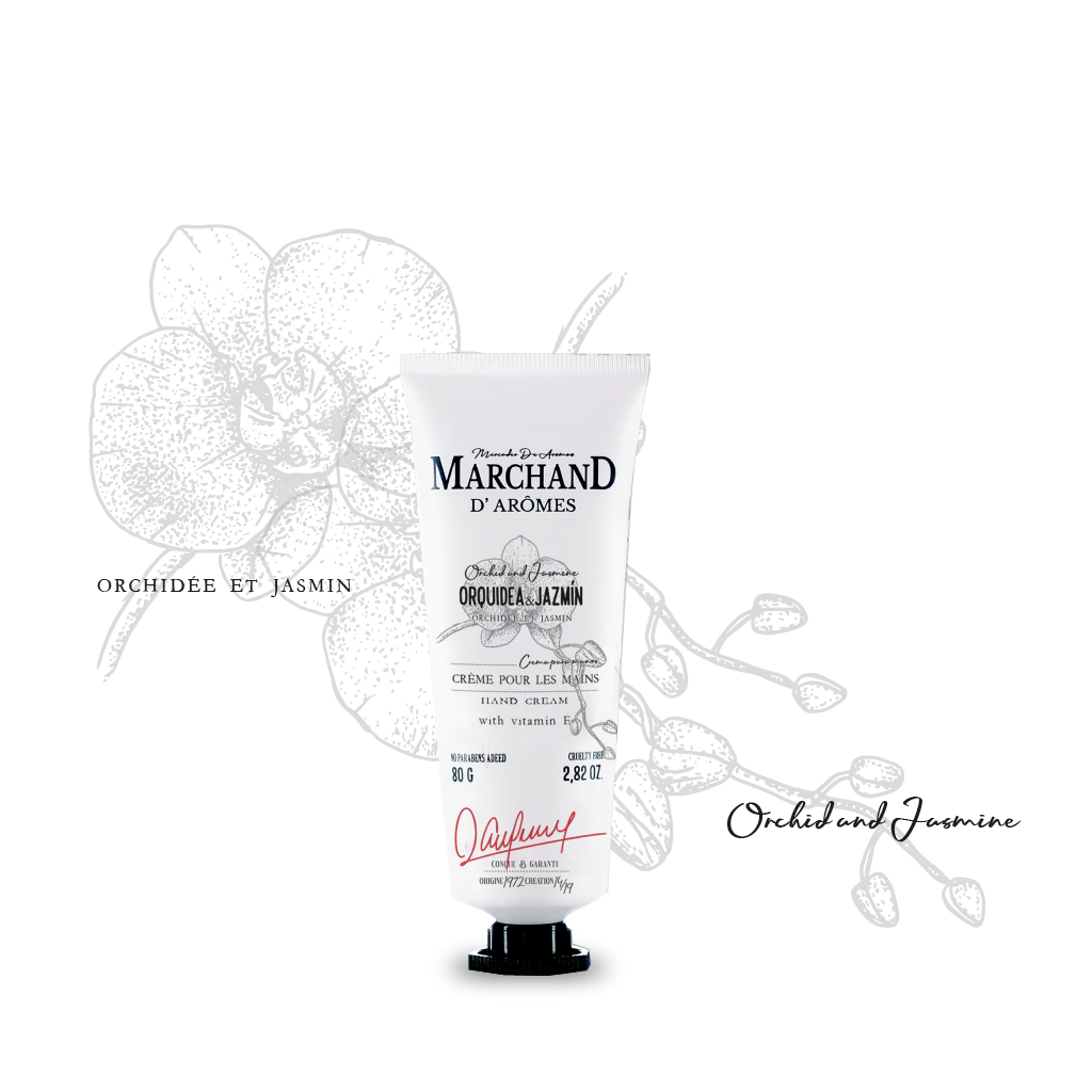 [130484] Crema De Manos Marchand D Aromes  Orquídea Y Jazmin 80 G
