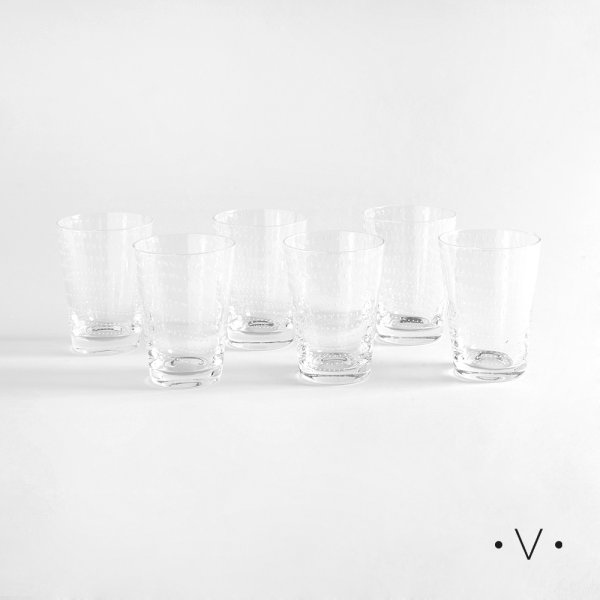 [4110259] Set X 6 Vasos Altos Milos 420 Ml Vassa Home
