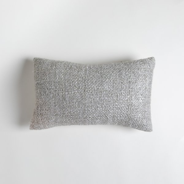 [4114632] Almohadón Rectangular De Algodon Y Lino Kodra Grey 50X30 Cm Vassa Home