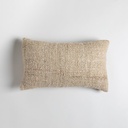 Almohadón Rectangular De Algodon Y Lino Kodra Natural 50X30 Cm  Vassa Home