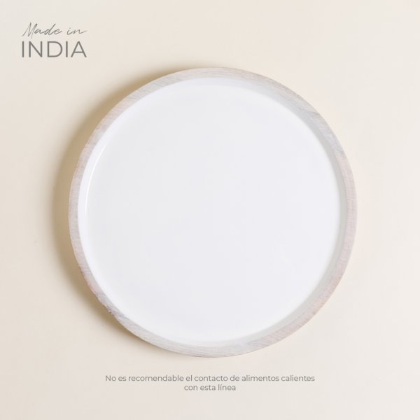 [4114398] Bandeja Redonda Shandar 30 Cm