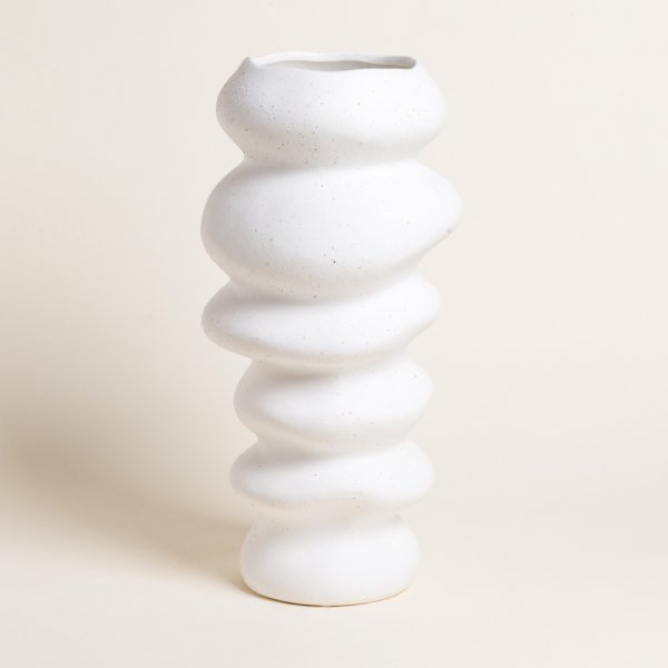 JARRON JHARI WHITE 40X18 CM