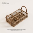 Organizador 6 Divisiones Hanoi 28X18X7Cm