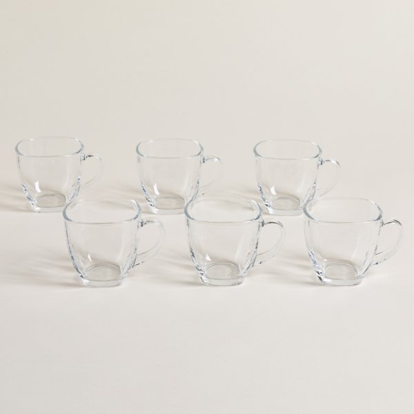 Set X 6 Pocillos Cuadrados 190 Ml