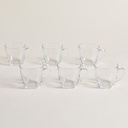 Set X 6 Pocillos Cuadrados 190 Ml