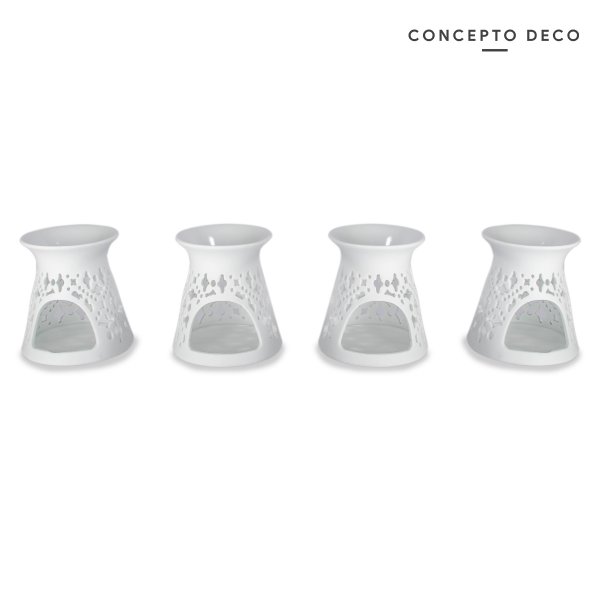 [1651087] Hornito P/Esencia Blanco 10Cm