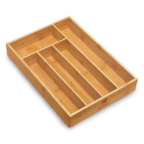 [2561753] Cubiertero 5 Divisiones 36X26Cm Bamboo