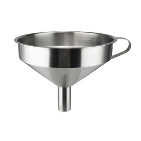 EMBUDO ACERO INOX. 14 CM 