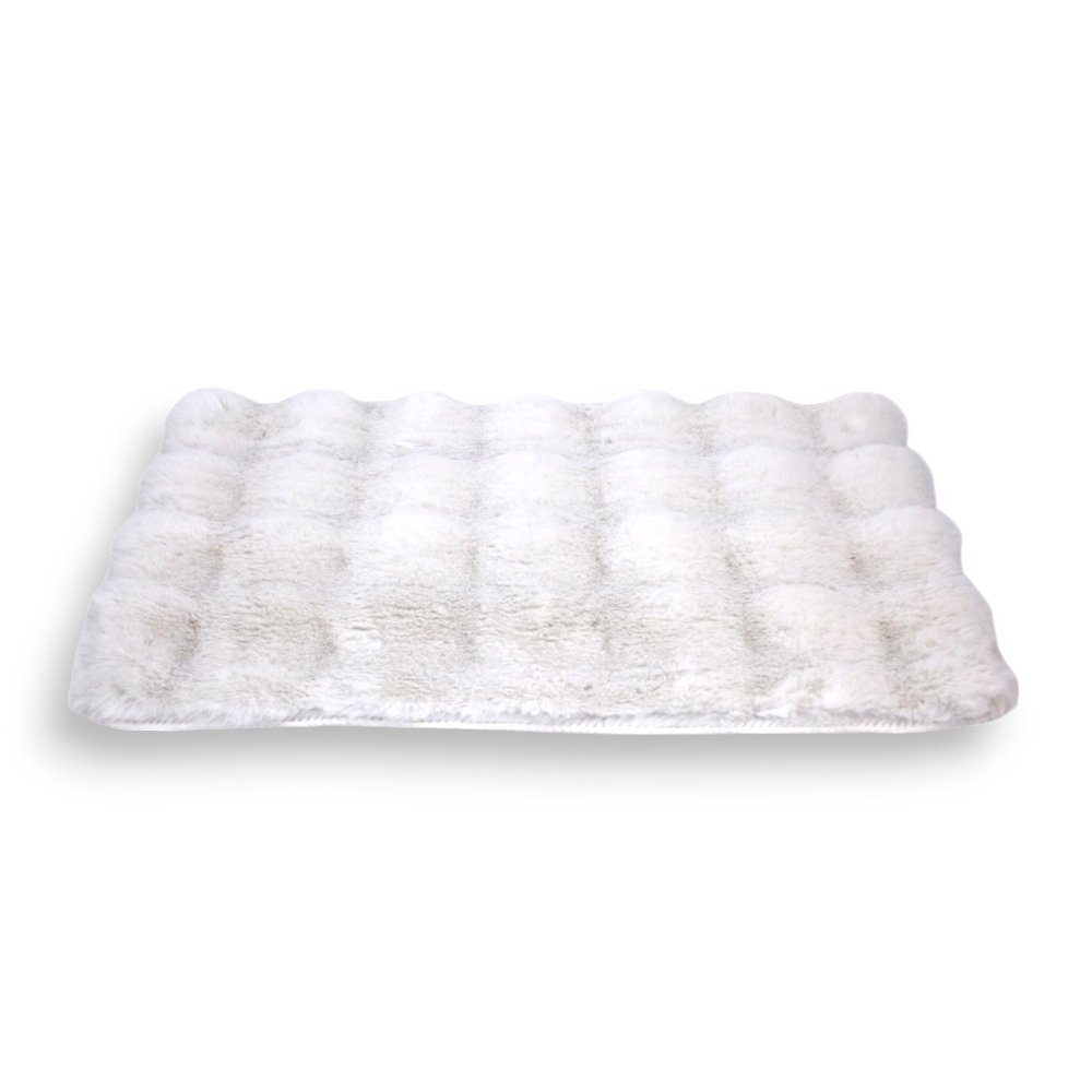 [380075] ALFOMBRA 90 X 140 CM LISA CON GLOBOS BLANCO