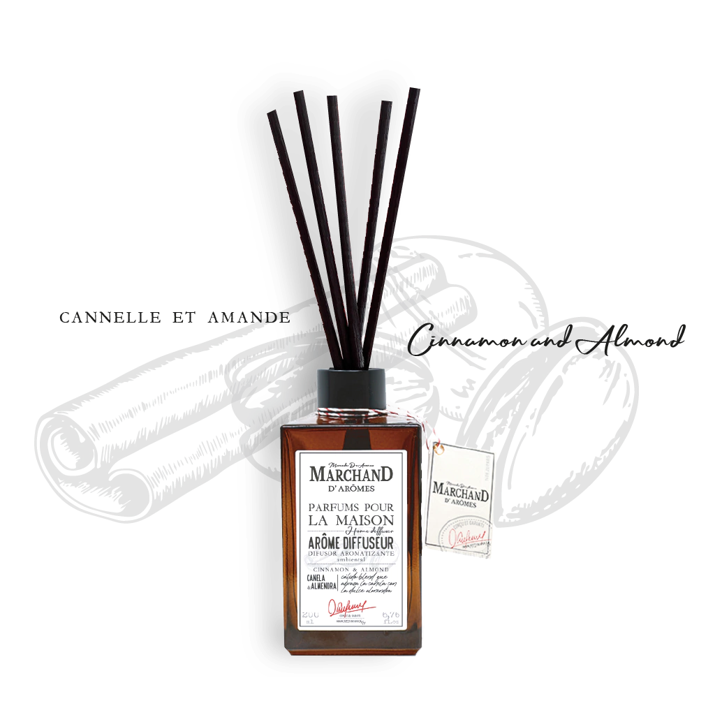 [130377] Difusor Marchand D Aromes 200 Ml Canela & Almendra
