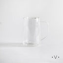 Jarra Doble Vidrio 1000 Ml Vassa Home