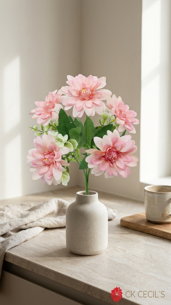 Zinia Bush X 5 X 30 Cm. Lt. Pink