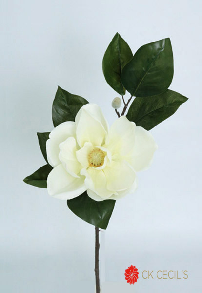 [413493] Magnolia Spray 68 Cm. Cream