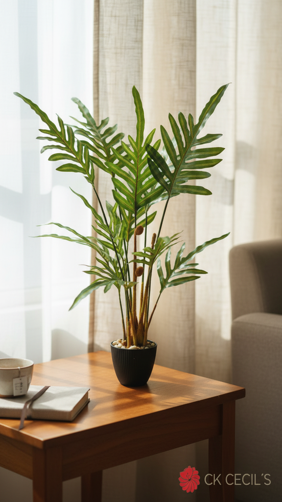 [413241] Potted Fern X 12 Lvs X 91Cm Green