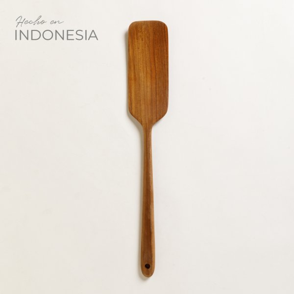 [4111315] ESPÁTULA DE MADERA DE TECA 40 CM