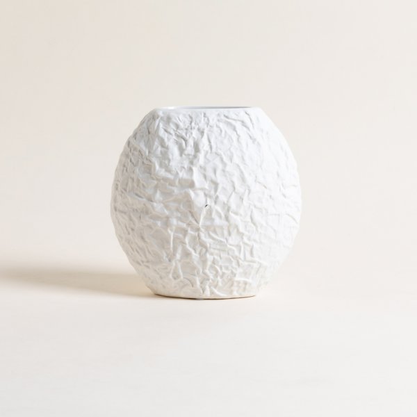 [4111338] Florero Redondo Marmari 20X18 Cm