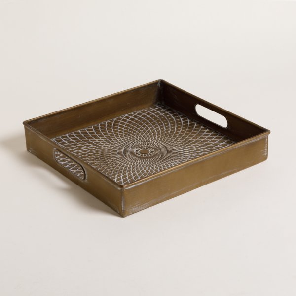 [4111356] Bandeja Cuadrada Hurgada 32 Cm