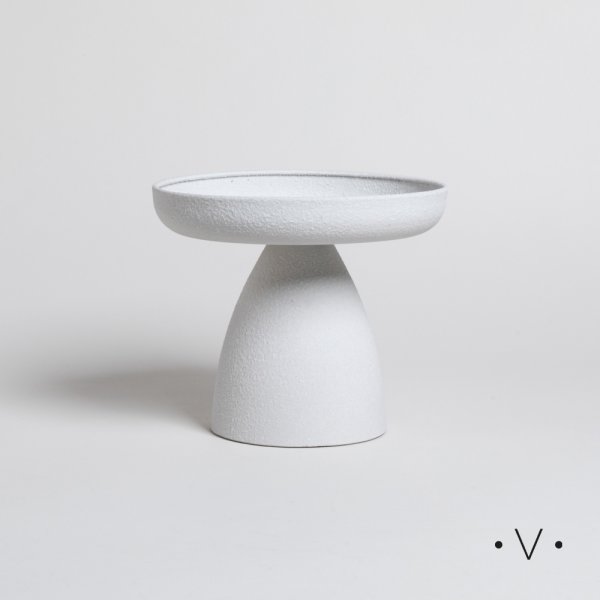 [4111399] Centro De Mesa Louth White 17X20 Cm Vassa Home